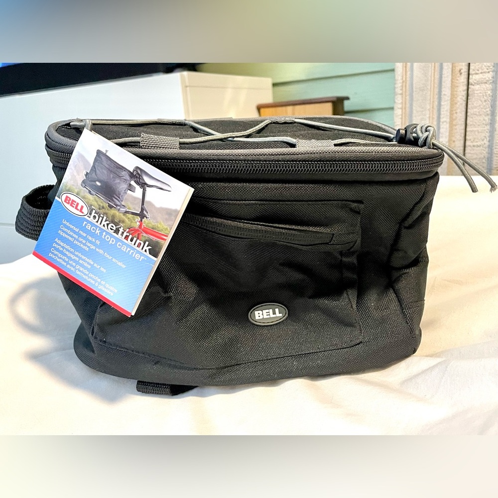 *NWT* BELL Bicycle Bike Trunk/Bag -Rear Rack Top Carrier Storage -7L -Black